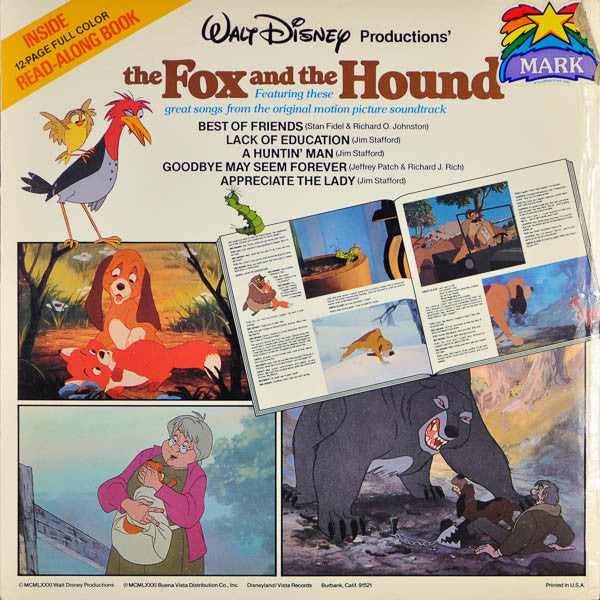 Various : The Fox And The Hound (LP, Album)