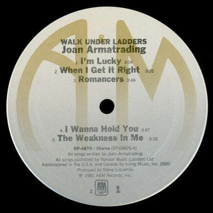 Joan Armatrading : Walk Under Ladders (LP, Album, Z=S)