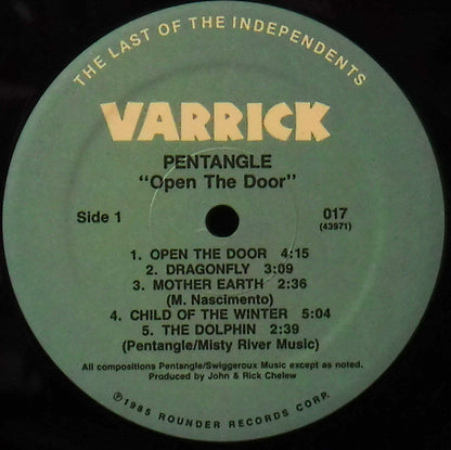 Pentangle : Open The Door (LP, Album)