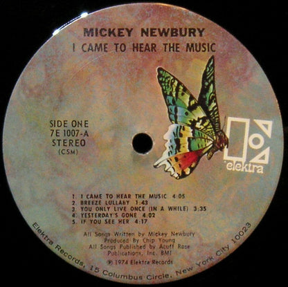 Mickey Newbury : I Came To Hear The Music (LP, Album)