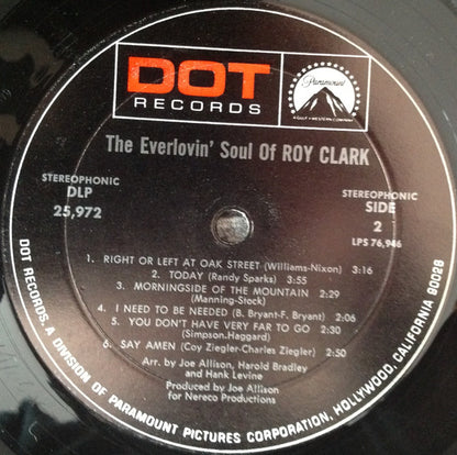 Roy Clark : The Everlovin' Soul Of Roy Clark (LP, Album, Mon)