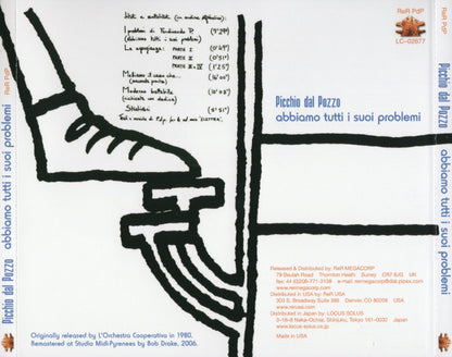 Picchio Dal Pozzo : Abbiamo Tutti I Suoi Problemi (CD, Album, RE, RM)