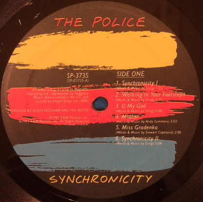 The Police : Synchronicity (LP, Album, BRY)