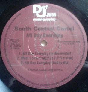 South Central Cartel : All Day Everyday (12", Maxi, Promo)