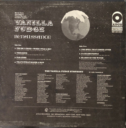 Vanilla Fudge : Renaissance (LP, Album, CP )