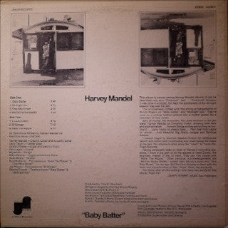 Harvey Mandel : Baby Batter (LP, Album, San)