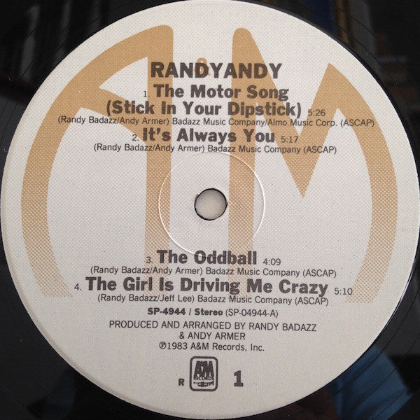 Buy Randy Andy : Randyandy (LP, Album) Online for a great price