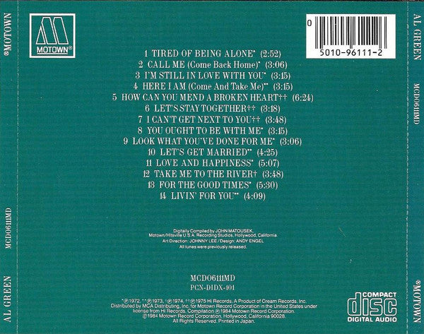 Al Green : 14 Greatest Hits (CD, Comp, RE)