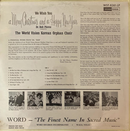 The Korean Orphan Choir : We Wish You A Merry Christmas And A Happy New Year (LP, Album)