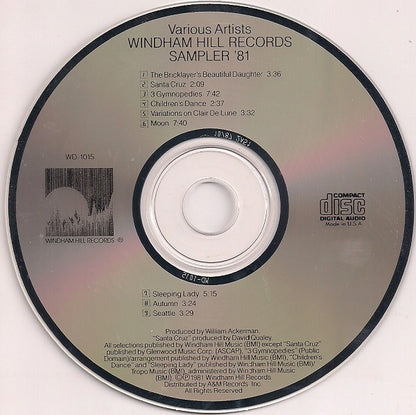 Various : Windham Hill Records Sampler '81 (CD, RE, Smplr)