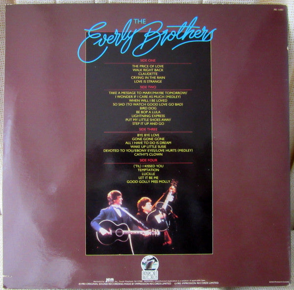Everly Brothers : Reunion Concert (2xLP, Album, Gat)