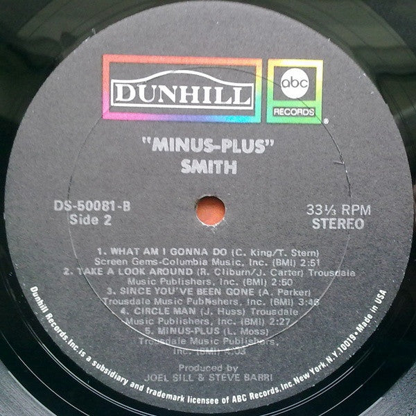 Smith (3) : Minus-Plus (LP, Album)
