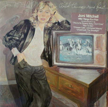 Joni Mitchell : Wild Things Run Fast (LP, Album, Win)