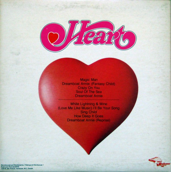 Heart : Dreamboat Annie (LP, Album, Gat)