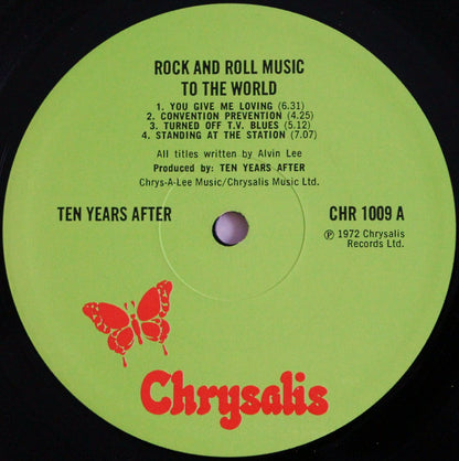 Ten Years After : Rock & Roll Music To The World (LP, Album, Gat)