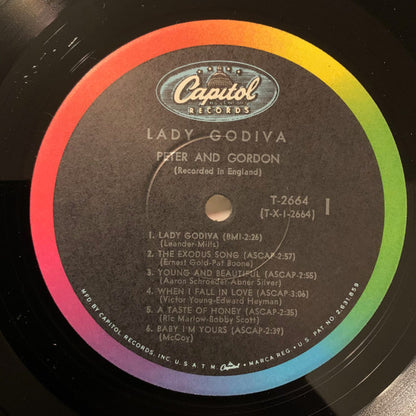 Peter & Gordon : Lady Godiva (LP, Mono)