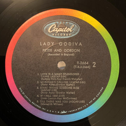 Peter & Gordon : Lady Godiva (LP, Mono)