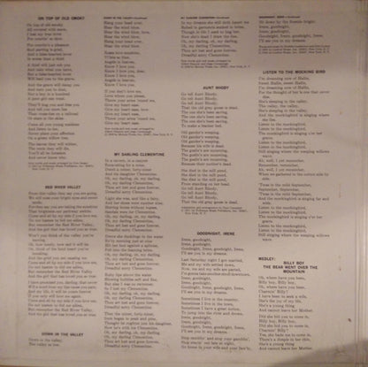 Mitch Miller And The Gang : Folk Songs Sing Along With Mitch (LP, Album, Mono, Gat)