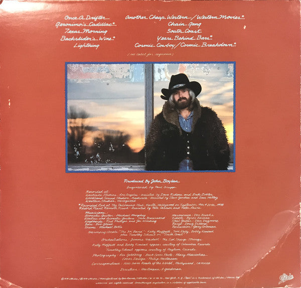 Michael Martin Murphey : Peaks Valleys Honky-Tonks & Alleys (LP, Album, Pit)