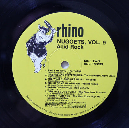 Various : Nuggets Volume 9: Acid Rock (LP, Comp, Mono, Rai)