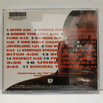 Notorious B.I.G. : Ready To Die (CD, Album, Club)