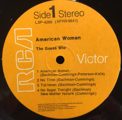 The Guess Who : American Woman (LP, Album, RE)