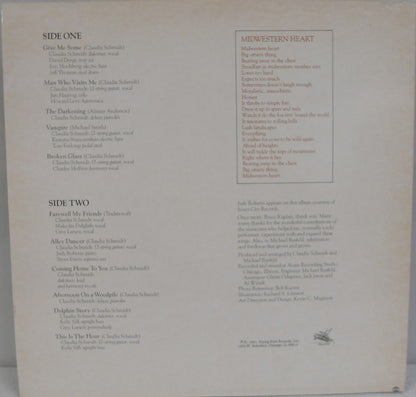 Claudia Schmidt : Midwestern Heart (LP, Album, RE, Wak)