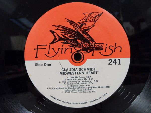 Claudia Schmidt : Midwestern Heart (LP, Album, RE, Wak)