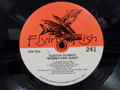 Claudia Schmidt : Midwestern Heart (LP, Album, RE, Wak)