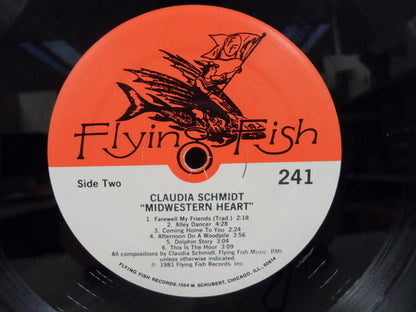 Claudia Schmidt : Midwestern Heart (LP, Album, RE, Wak)