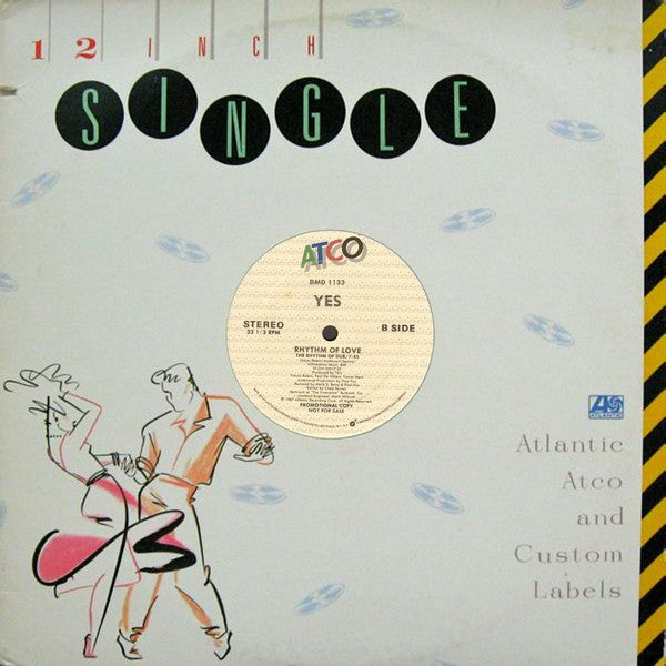 Yes : Rhythm Of Love (12", Single, Promo)