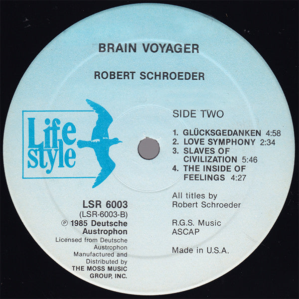 Robert Schröder : Brain Voyager (LP, Album)