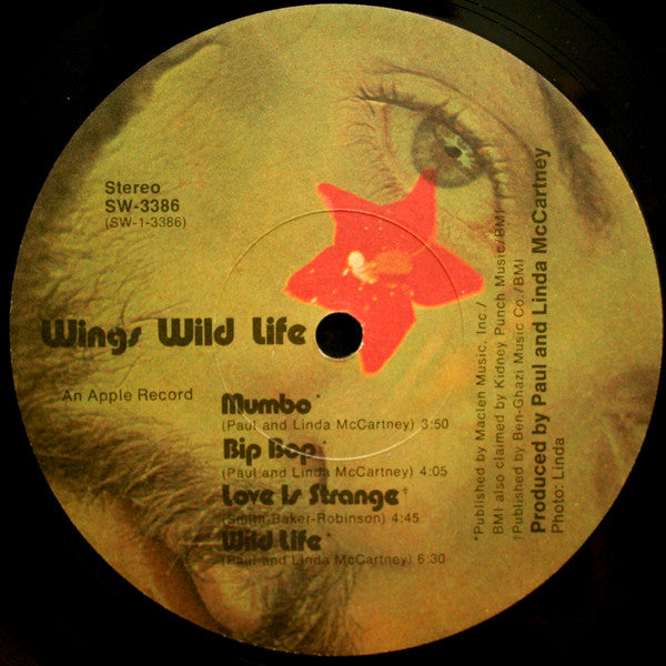 Wings (2) : Wild Life (LP, Album, Jac)