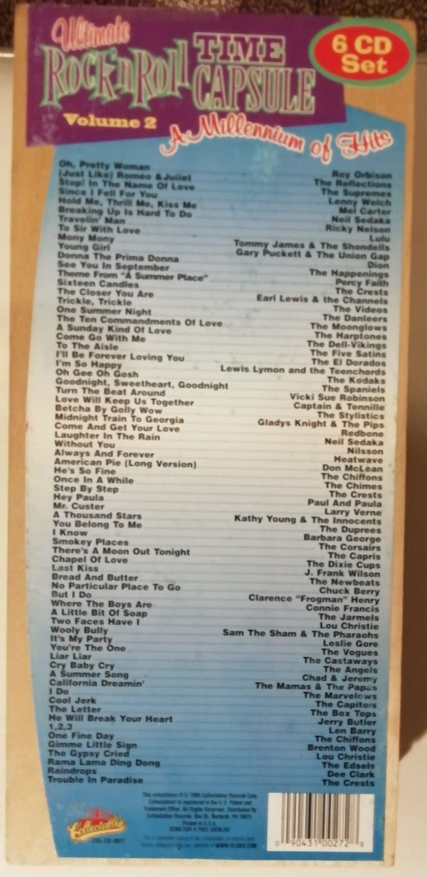 Various : Ultimate Rock 'n Roll Time Capsule - A Millennium Of Hits Volume 2 (Box, Woo + 6xCD, Comp)