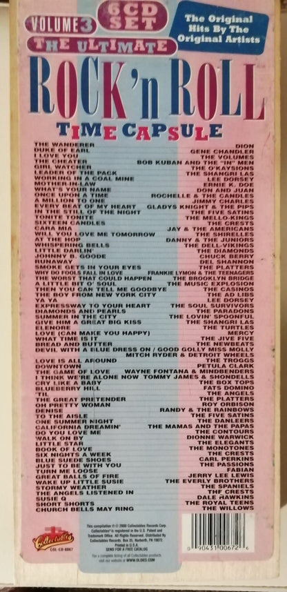 Various : Ultimate Rock 'n Roll Time Capsule - The 20th Century's Greatest Hits Volume 3 (Box, Woo + 6xCD, Comp)