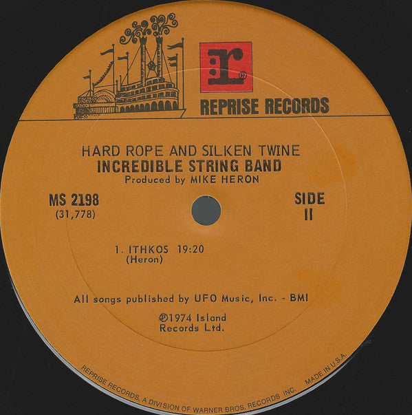 The Incredible String Band : Hard Rope & Silken Twine (LP, Album)