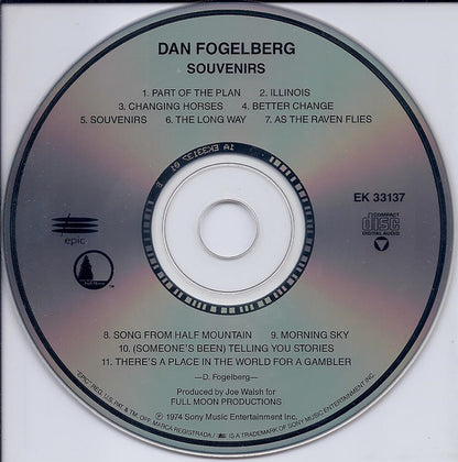 Dan Fogelberg : Souvenirs (CD, Album)