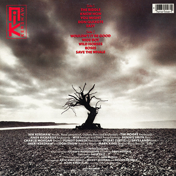 Nik Kershaw : The Riddle (LP, Album, Pin)