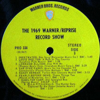 Various : The 1969 Warner/Reprise Record Show (2xLP, Comp, RP)