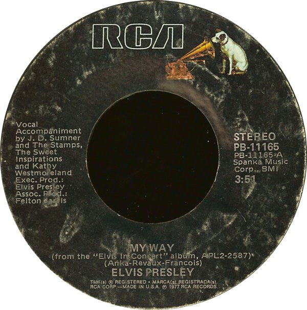 Buy Elvis Presley : My Way / America (7