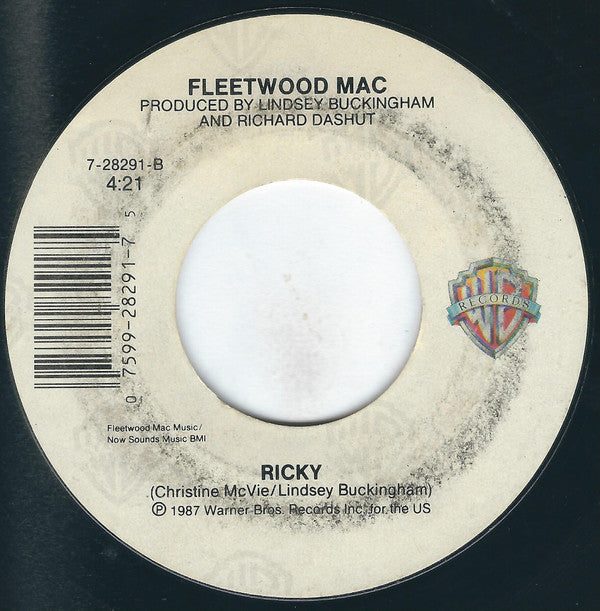 Fleetwood Mac : Little Lies (7", Single, Styrene)