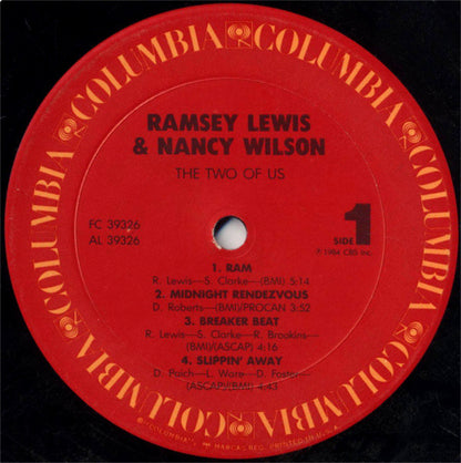 Ramsey Lewis & Nancy Wilson : The Two Of Us (LP, Album)