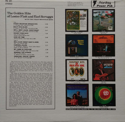 Flatt & Scruggs With The Foggy Mountain Boys : The Golden Hits Of Lester Flatt And Earl Scruggs (LP, Comp)