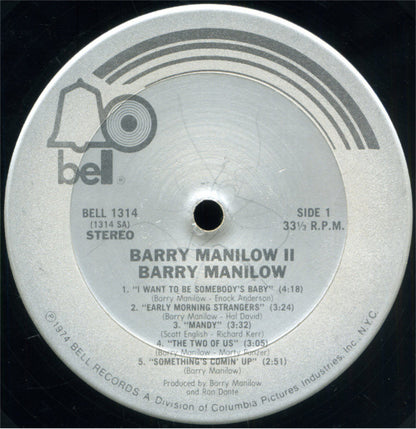 Barry Manilow : Barry Manilow II (LP, Album, Ter)