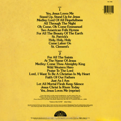 John Fahey : Yes! Jesus Loves Me - Guitar Hymns (LP, Album)