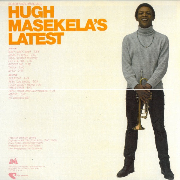 Hugh Masekela : Hugh Masekela's Latest (LP, Album)