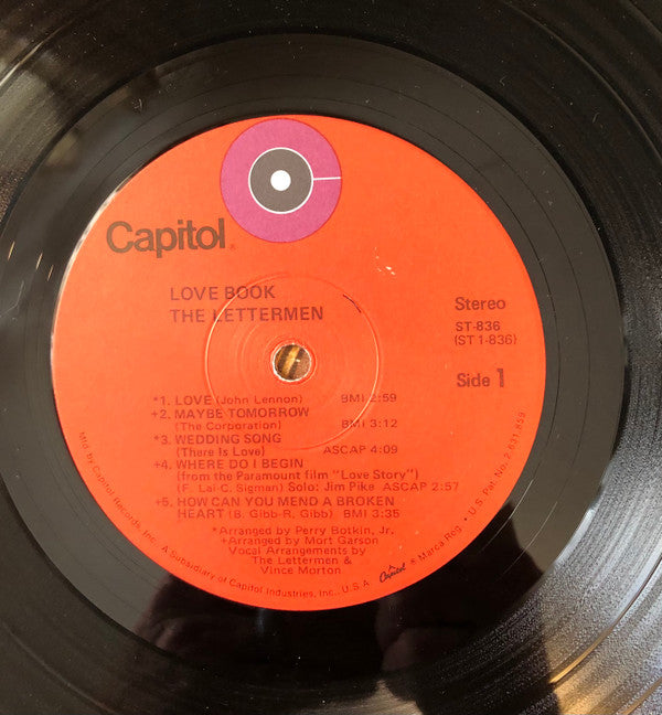 The Lettermen : Love Book (LP)