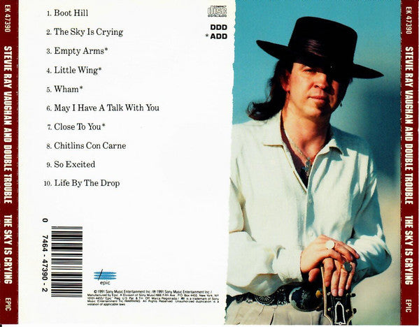 Stevie Ray Vaughan & Double Trouble : The Sky Is Crying (CD, Album, RE)