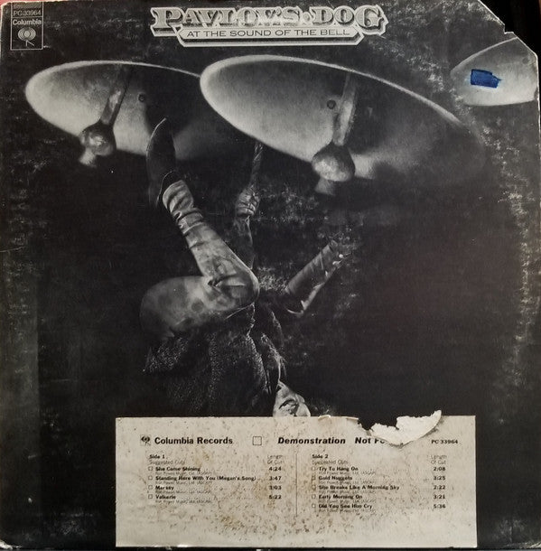Pavlov's Dog : At The Sound Of The Bell (LP, Album, Promo)