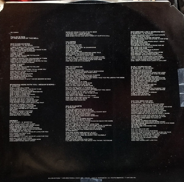 Pavlov's Dog : At The Sound Of The Bell (LP, Album, Promo)